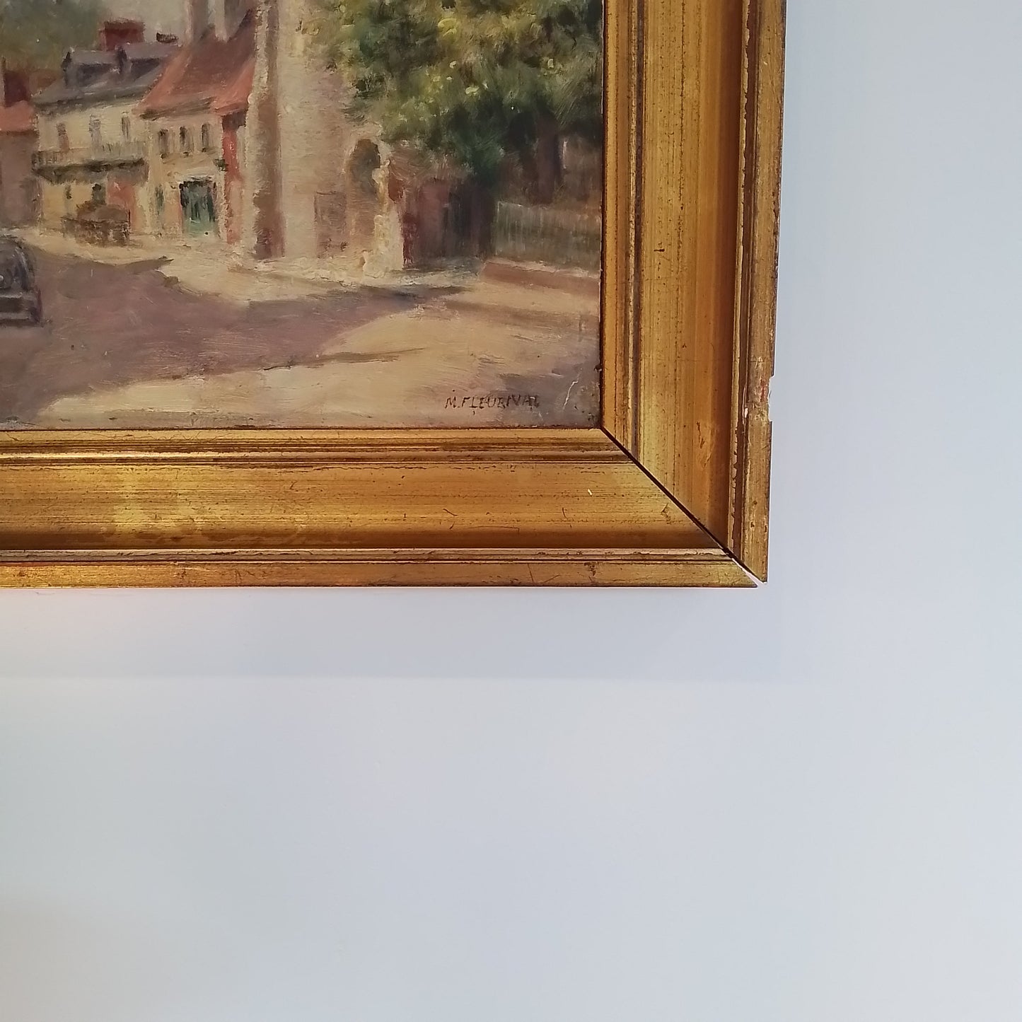 Vintage Oil on Board