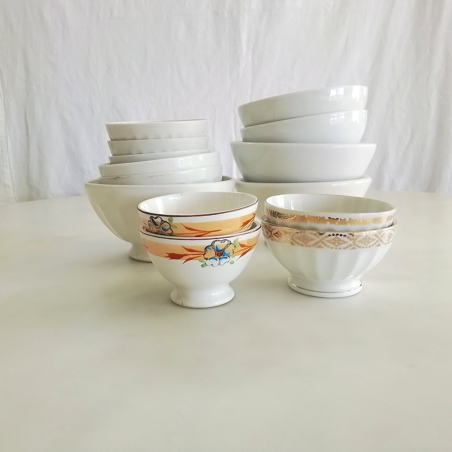 Petit Vintage Latte Bowl Set