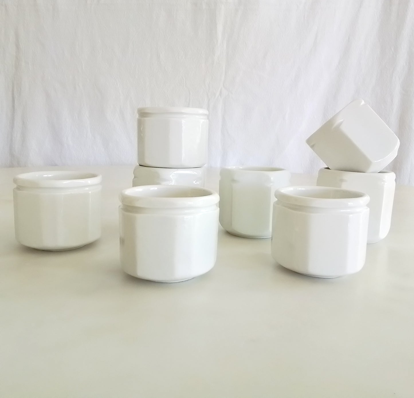 Porcelain Yogurt Pots