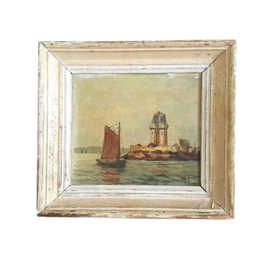 Lighthouse Oil Painting