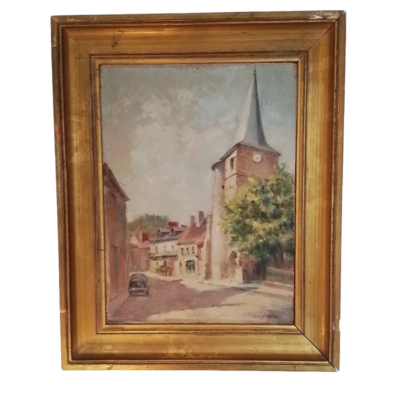 Vintage Oil on Board