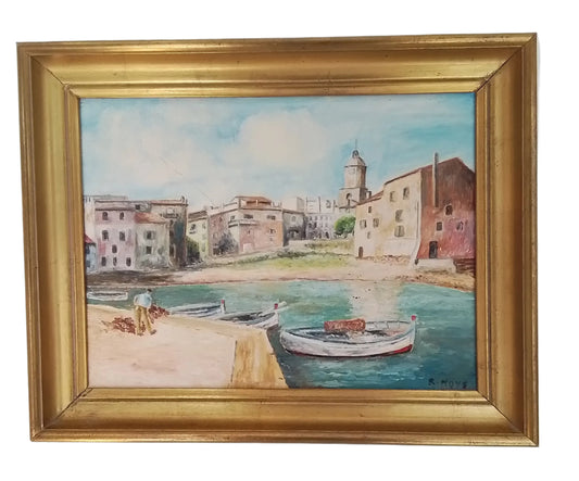 St. Tropez Oil Painting