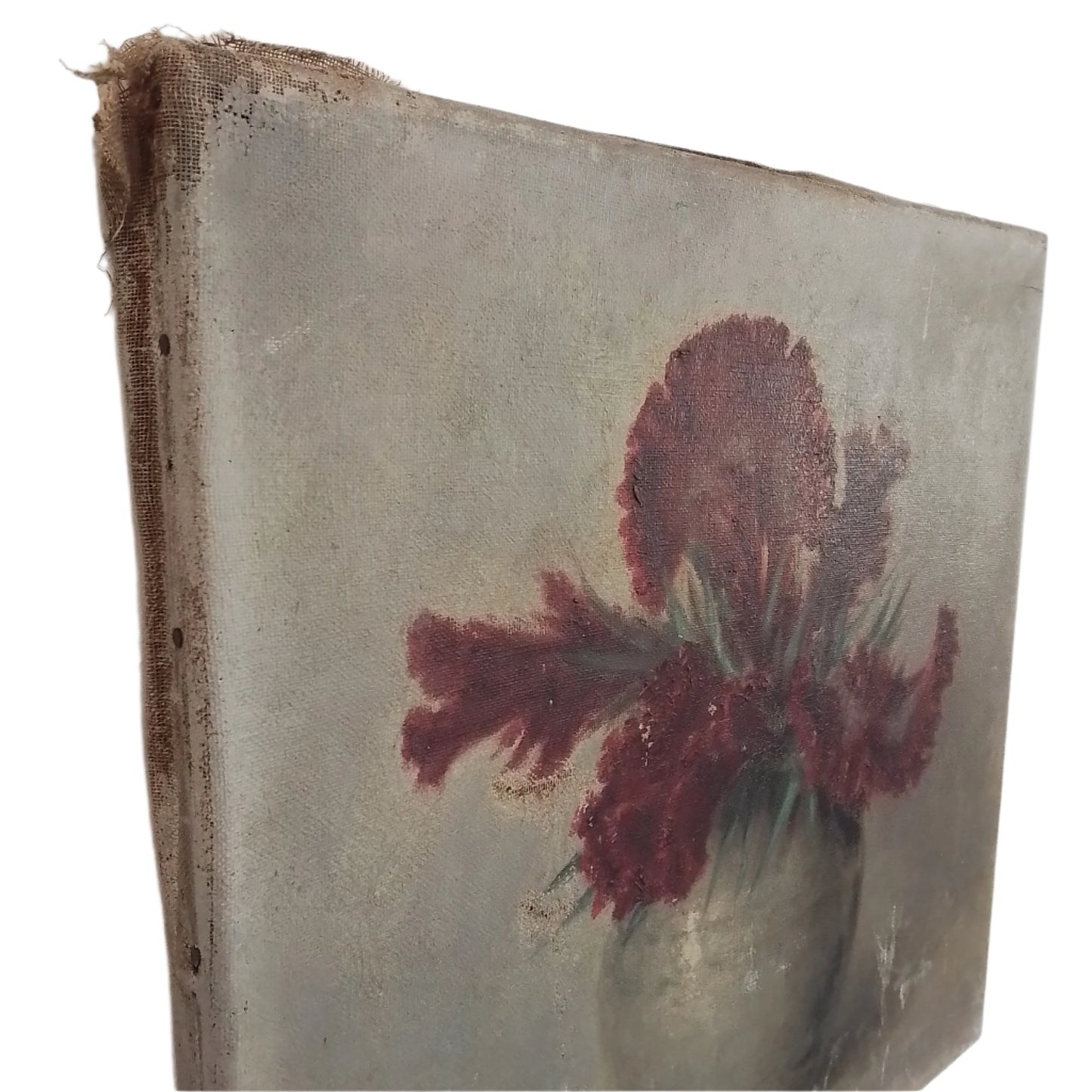 Red Floral Oil Painting